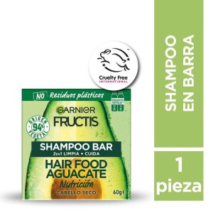 Shampoo Solido Fructis Hair Food Palta 60gr