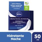 Crema Facial Hidratante De Noche Nivea Essentials Regeneradora Para Piel Normal X 50 Ml