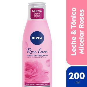 Leche Y T?nico Micelar 2 En 1 Nivea Rose Care Para Todo Tipo De Piel X 200 Ml