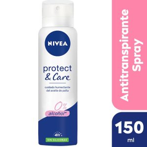 Desodorante Antitranspirante Femenino Nivea Protect & Care Sin Siliconas X 150 Ml
