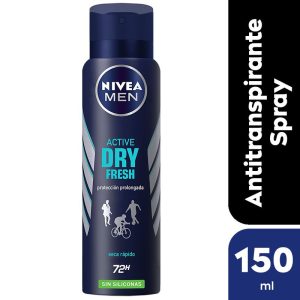 Desodorante Antitranspirante Nivea Men Dry Fresh Sin Siliconas X 150 Ml