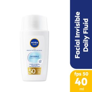 Protector Solar Facial Nivea Sun Invisible Daily Fluid Para Todo Tipo De Piel X 40 Ml