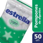 Estrella Pompones De Algodon X 50 Unidades