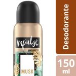 Desodorante Impulse Musk En Aerosol 150 Ml