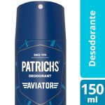 Desodorante Patrichs Aviator En Aerosol 150 Ml