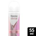 Desodorante Antitranspirante Clinical Women Rexona En Aerosol Classic 55 Ml