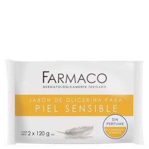 Jabon Farmaco De Glicerina Neutro 2 Unidades