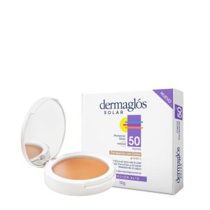 Dermagl?s Protector Solar Facial Crema Compacta Fps 50 Con Color Tono 2X 10 Gr