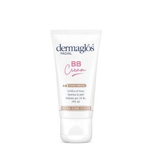 Dermagl?s Facial Crema con Color BB Cream Tono Medio con FPS 30 X 50 G