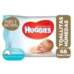 Toallitas H?medas Huggies Puro Y Natural X48