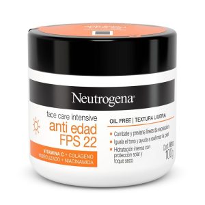 Neutrogena Face Care Intensive AntiEdad Fps22 Crema 100 g