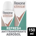 Antitranspirante En Aerosol Rexona Clinical Refresh 150 Ml