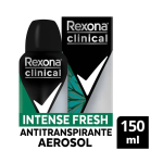 Antitranspirante En Aerosol Rexona Clinical Intense Fresh 150 Ml