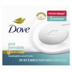 Jab?n En Barra Dove Piel Sensible X3 Multipack 90 G
