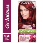 Kit Tintura Permanente Cor Intensa Tono 6.6