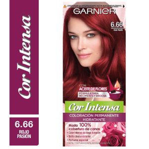 Kit Tintura Permanente Cor Intensa Tono 6.6